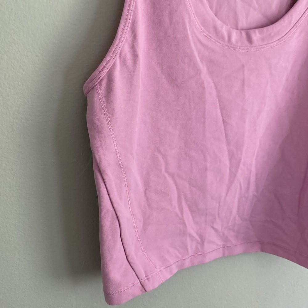 Athleta Women’s Cropped Pink Tank Top Size Small - Picture 2 of 6